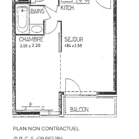 Cosy Avec Balcon Pour 4 Personnes Aux Menuires - Fr-1-452-137 Saint-Martin-de-Belleville